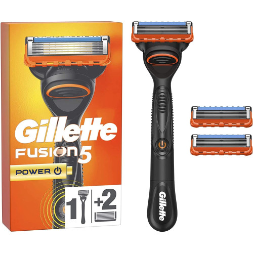 Gillette Fusion5 Power Holiaci Strojček pre Mužov + 2ks hlavic