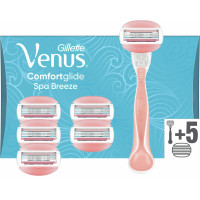 Gillette Venus Comfortglide Spa Breeze Holiaci Strojček pre Ženy + 5ks hlavic