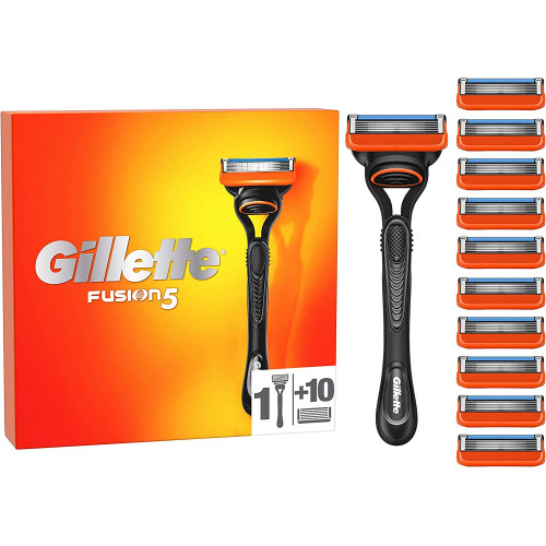 Gillette Fusion5 Holiaci Strojček pre Mužov + 10ks hlavic