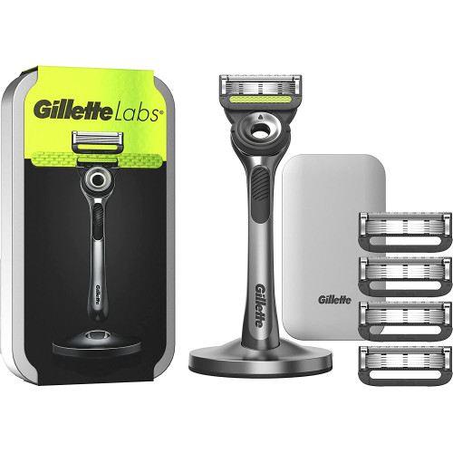 GilletteLabs with Exfoliating Bar Pánsky Holiaci Strojček + Cestovní Pouzdro