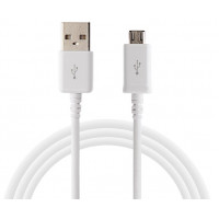 Samsung microUSB Dátový Kábel EP-DG925UWE White (Bulk)