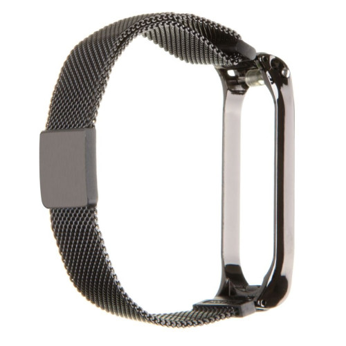 Tactical 379 Loop Magnetický Kovový Remienok pre Xiaomi Mi Band 3/4 Black(EU Blister)