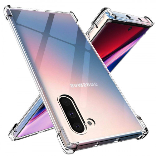 Kisswill Shock TPU Kryt pre Samsung Galaxy Note10 Transparent