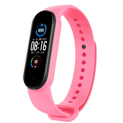 Tactical 655 Silikónový Remienok pre Xiaomi Mi Band 5 / Mi Band 6 Rose (EU Blister)
