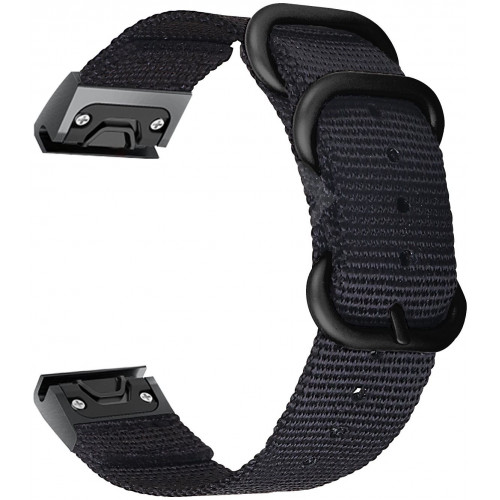 Tactical 671 Nylonový Remienok pre hodinky s QuickFit 22mm Black