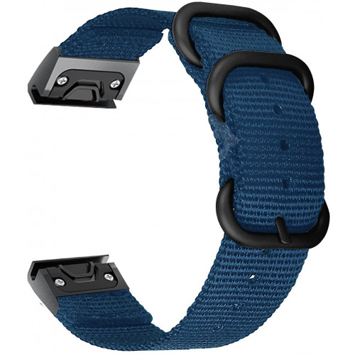 Tactical 672 Nylonový Remienok pre hodinky s QuickFit 22mm Blue