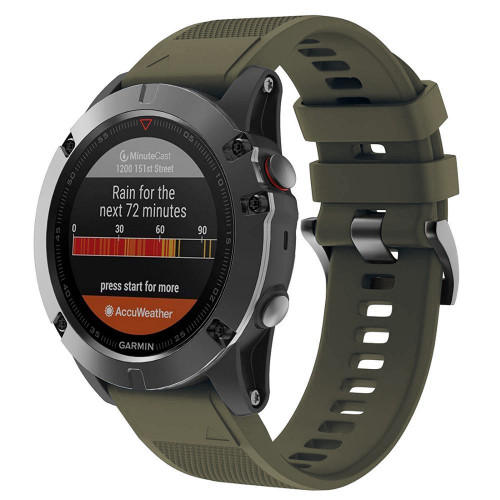 Tactical 682 Silikónový Remienok pre hodinky s QuickFit 26mm Green