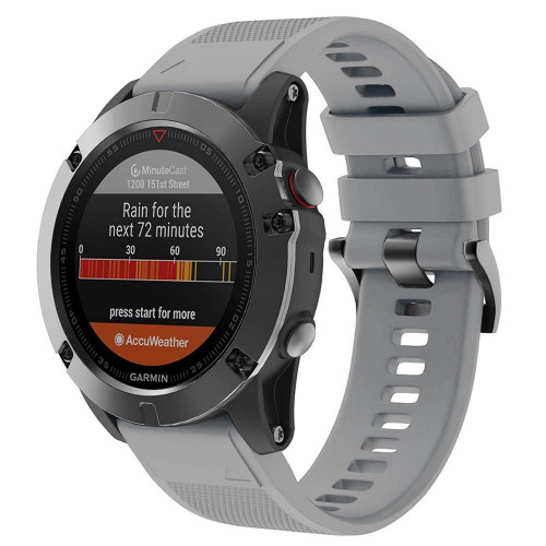 Tactical 680 Silikónový Remienok pre hodinky s QuickFit 22mm Grey