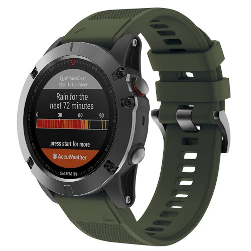 Tactical 679 Silikónový Remienok pre hodinky s QuickFit 22mm Green