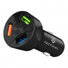 Tactical APD-369 3xUSB-A QC 3.0 7A Autonabíjačka Black