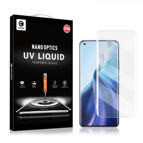 Mocolo 3D UV Tvrdené Sklo Transparent pre Samsung Galaxy S21+ 5G