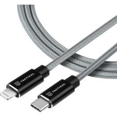Tactical 030 Fast Rope Kevlar Cable USB-C/Lightning MFI 0.3m Grey