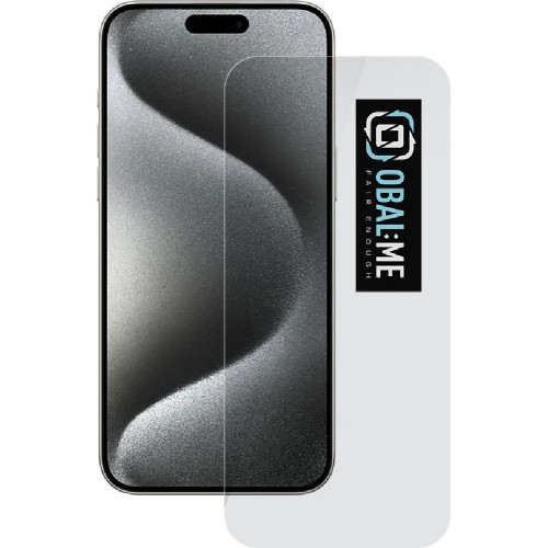 OBAL:ME 2.5D Tvrdené Sklo pre Apple iPhone 15 Pro Max Clear
