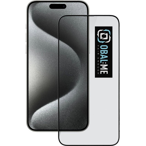 OBAL:ME 5D Tvrdené Sklo pre Apple iPhone 15 Pro Max Black
