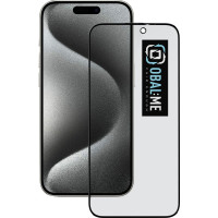 OBAL:ME Privacy 5D Tvrdené Sklo pre Apple iPhone 15 Pro Black