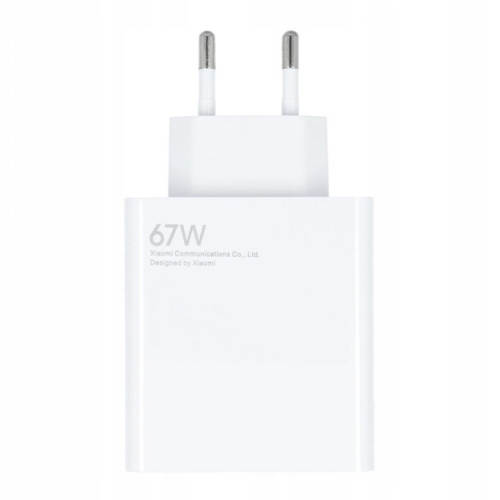 Xiaomi MDY-14-EW USB-A 67W Cestovní Nabíječka White (Bulk)