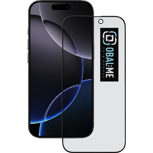 OBAL:ME Privacy 5D Tvrdené Sklo pre Apple iPhone 16 Pro Black