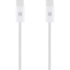 OBAL:ME Super Fast USB-C/USB-C Pletený kábel 100W 1m White
