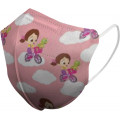 ORJIN schutzmaske detský respirátor FFP2 NR 1ks/bal (dievčatko na bicykli)