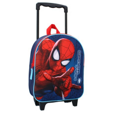 Detský cestovný batoh na kolieskach s 3D motívom Spider-Man