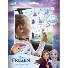 Detské Adhezné Samolepky na Okno Frozen 2