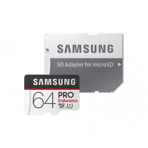 Samsung MicroSDHC 64GB PRO Endurance + SD adaptér  (EU Blister)