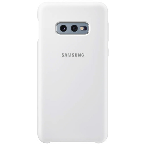 Samsung Silikónový Kryt White pre Galaxy S10e (EU Blister)