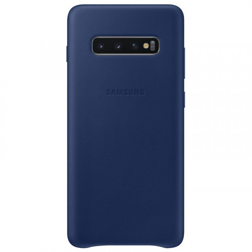 Samsung Kožený Kryt Navy pre Galaxy S10+ (EU Blister)