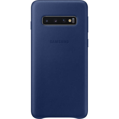 Samsung Kožený Kryt Navy pre Galaxy S10 (EU Blister)