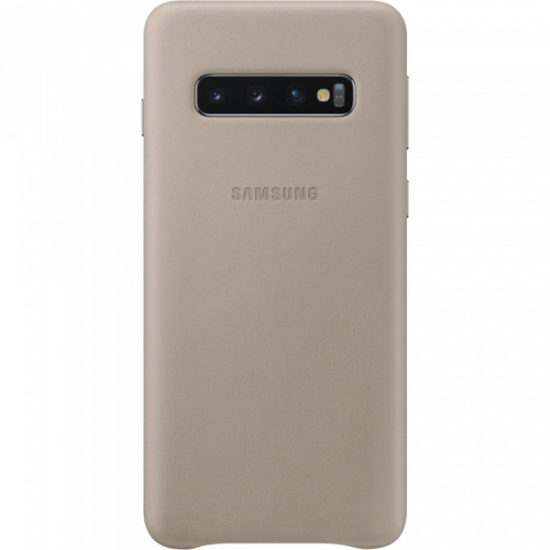 Samsung Kožený Kryt Gray pre Galaxy S10 (EU Blister)