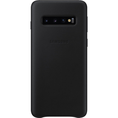 Samsung Kožený Kryt Black pre Galaxy S10 (EU Blister)
