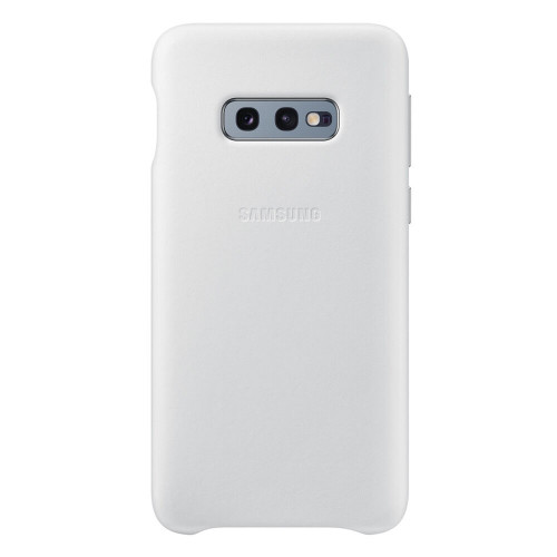 Samsung Kožený Kryt White pre Galaxy S10e (EU Blister)