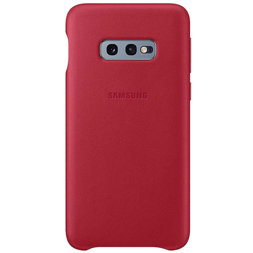 Samsung Kožený Kryt Red pre Galaxy S10e (EU Blister)
