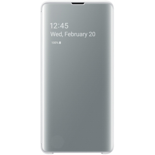Samsung Clear View Cover White pre Galaxy S10+ (EU Blister)