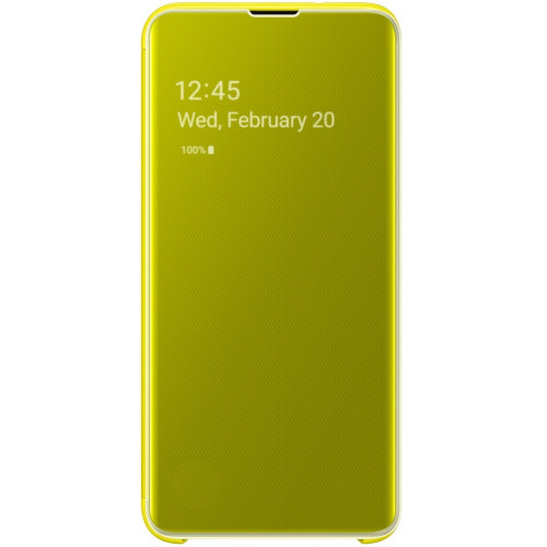 Samsung Clear View Cover Yellow pre Galaxy S10e
