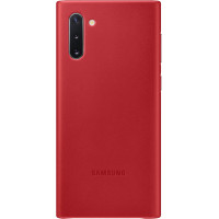 Samsung Kožený Kryt pre Galaxy Note10 Red