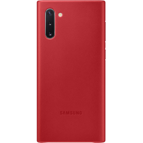 Samsung Kožený Kryt pre Galaxy Note10 Red
