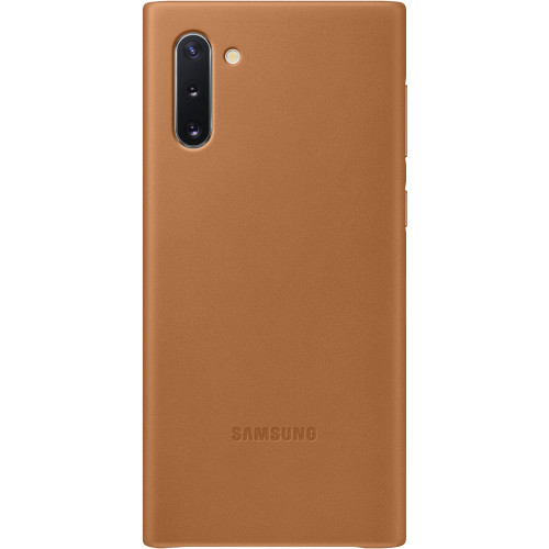 Samsung Kožený Kryt pre Galaxy Note10 Brown