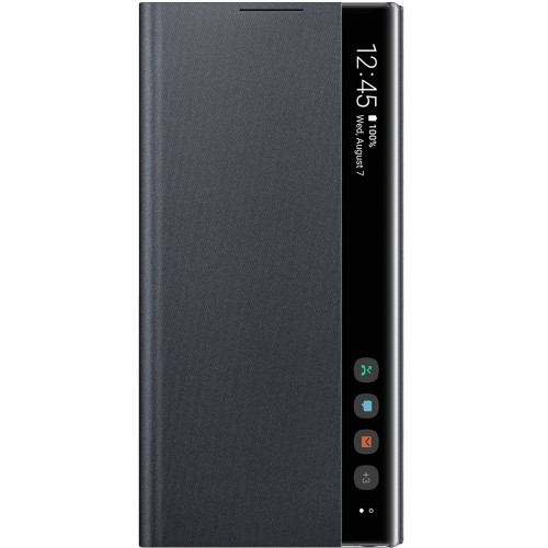 Samsung Clear View Case pre Galaxy Note10 Black (Vrátené do 14 dní)