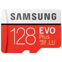 Samsung EVO Plus microSDXC 128GB V30 UHS-I U3 + Adaptér (EU Blister)