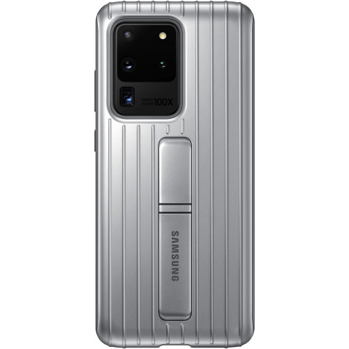 Samsung Standing Kryt pre Galaxy S20 Ultra 5G Silver