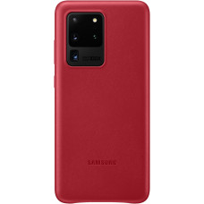 Samsung Kožený Kryt pre Galaxy S20 Ultra 5G Red