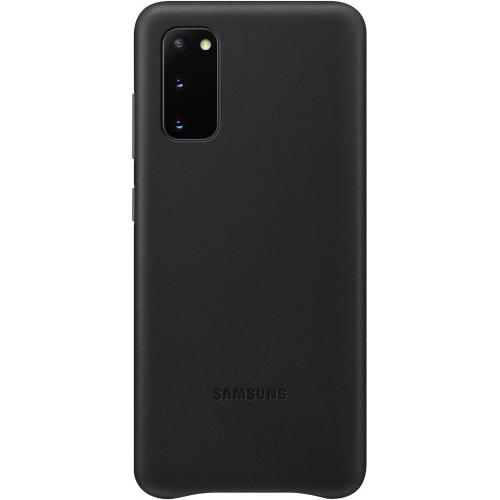 Samsung Kožený Kryt pre Galaxy S20 Black