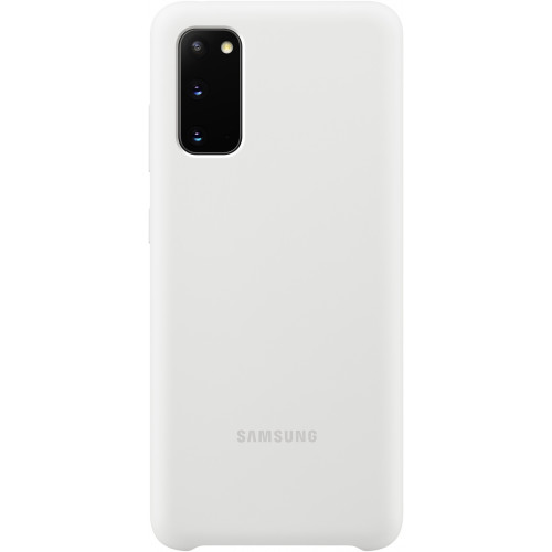 Samsung Silikónový Kryt pre Galaxy S20 White