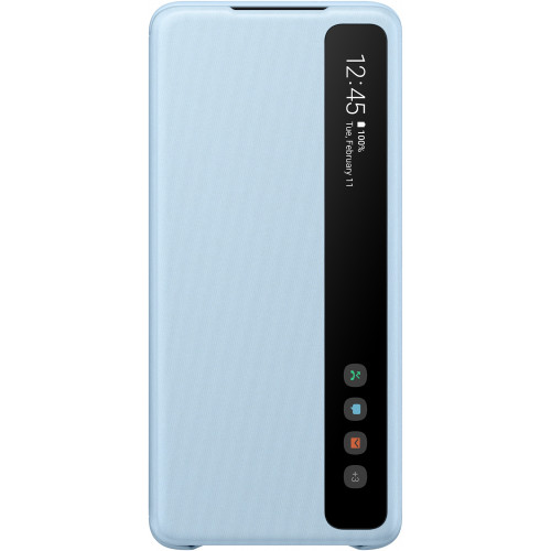 Samsung Clear S-View Puzdro pre Galaxy S20+ Blue