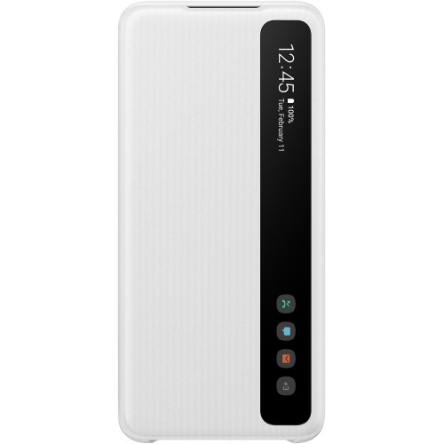 Samsung Clear S-View Puzdro pre Galaxy S20 White