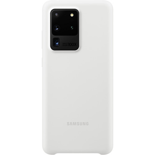 Samsung Silikónový Kryt pre Galaxy S20 Ultra 5G White