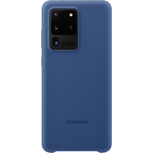 Samsung Silikónový Kryt pre Galaxy S20 Ultra 5G Ultra Navy