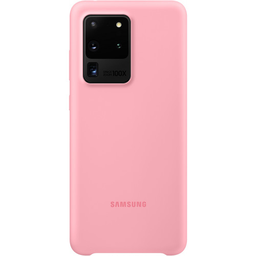Samsung Silikónový Kryt pre Galaxy S20 Ultra 5G Pink