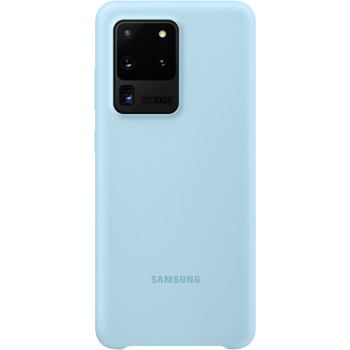 Samsung Silikónový Kryt pre Galaxy S20 Ultra 5G Blue